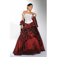 Trouwjurk "Belle Epoche". Maat 34,36,38